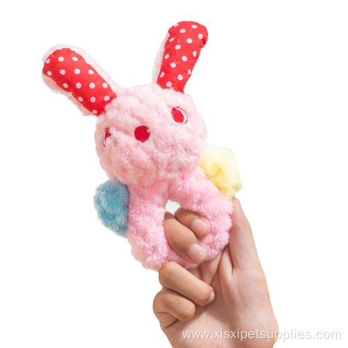 Animals Shape Interactive Squeaky Dog Plush Toy